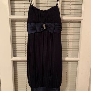 Navy Blue Above-the-knee Dress in Size Medium